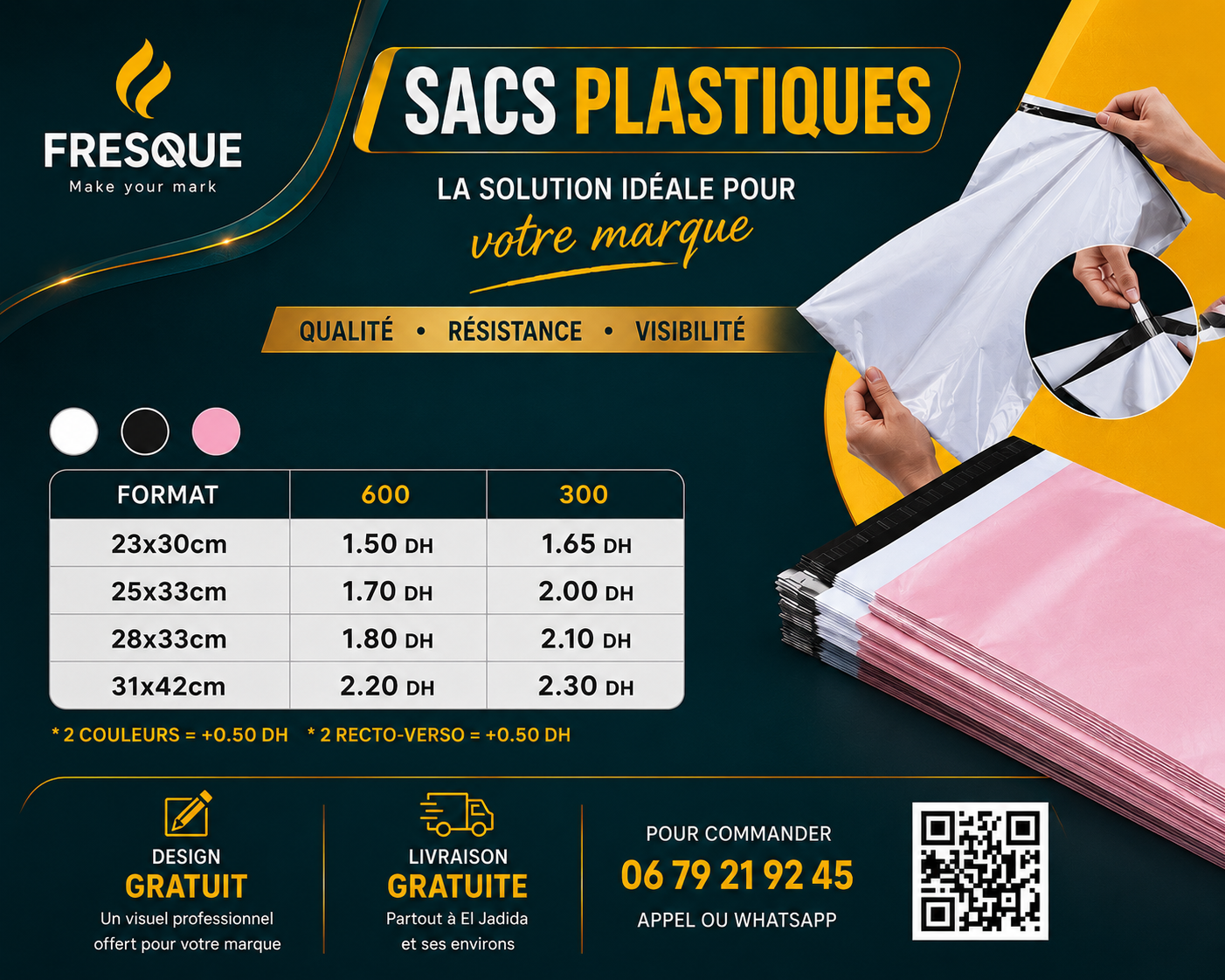 Sacs Plastique FRESQUE