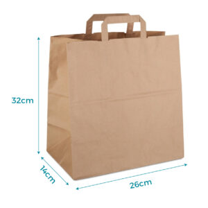 sac kraft 32x26x14cm